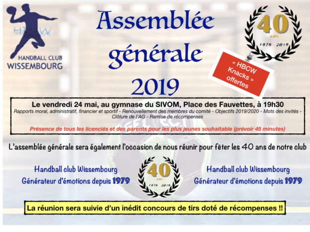 Assemblée Générale Ordinaire 2019