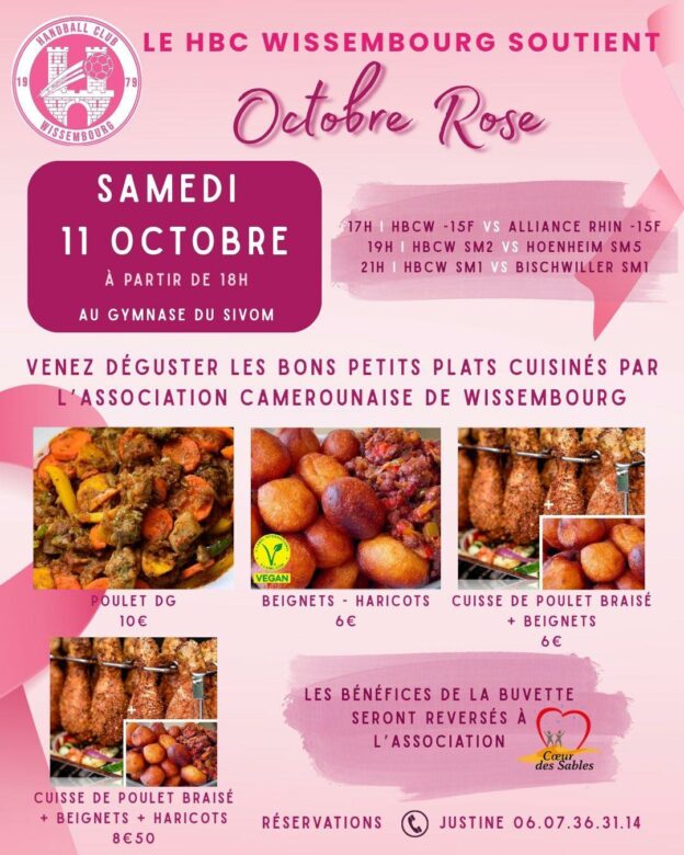 Le HBC Wissembourg soutient Octobre Rose
